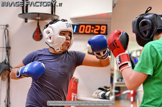2019-05-16 Milano - pound4pound boxe 1977 Mario Stiatti vs Alessandro Ruiz